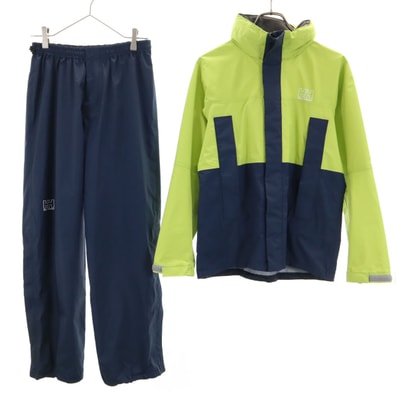 HELLY HANSEN ヘリーハンセン ナイロンジャケット 上下セットアップ WL ネイビー系 収納袋