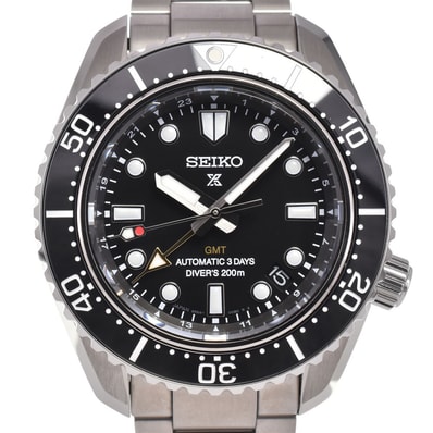 セイコー SEIKO SBEJ011/6R54-00D0 プロスペックス ダイバースキューバ 200m ブラック 自動巻き メンズ 良品 腕時計 H#147985