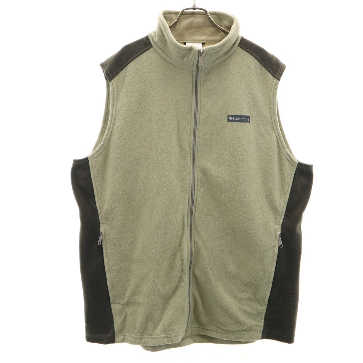 Columbia コロンビア スティーンズマウンテン フリース ベスト 2XT オリーブベージュ系 アウトドア ビッグサイズ