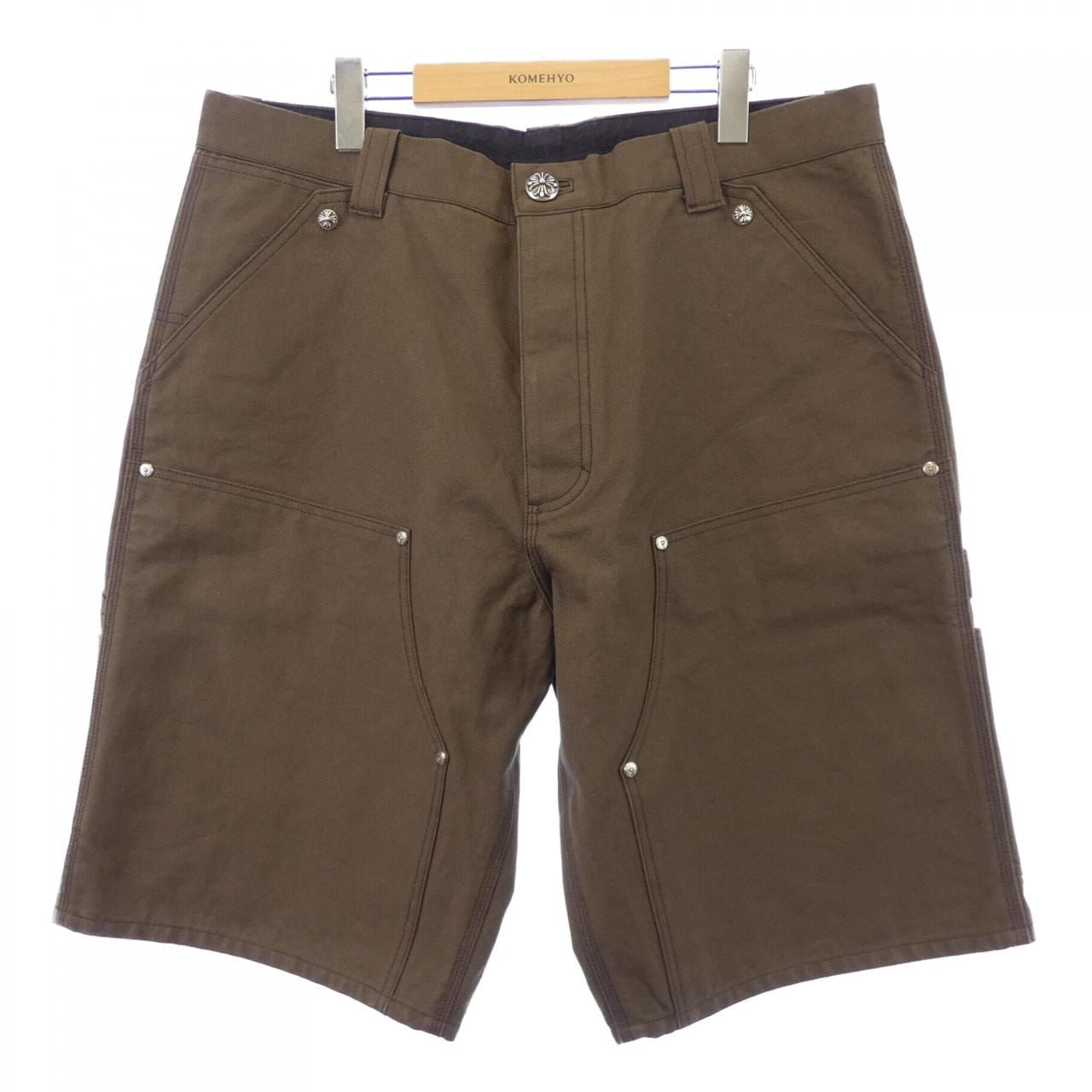 クロムハーツ CHROME HEARTS セメタリークロスパッチ ダブルニー 410180071******A80 ショートパンツ