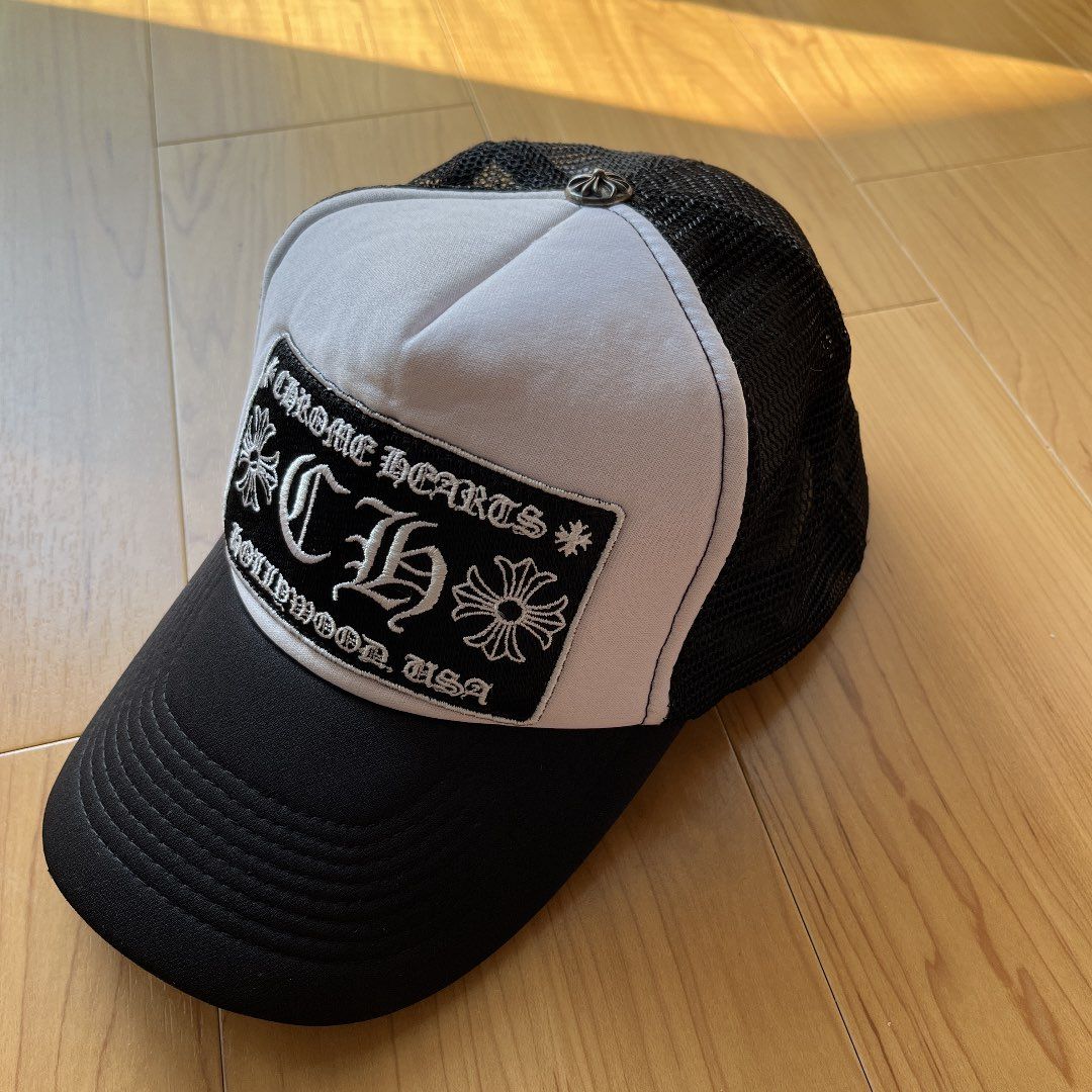 Chrome Hearts Trucker Cap CH "Black/White"