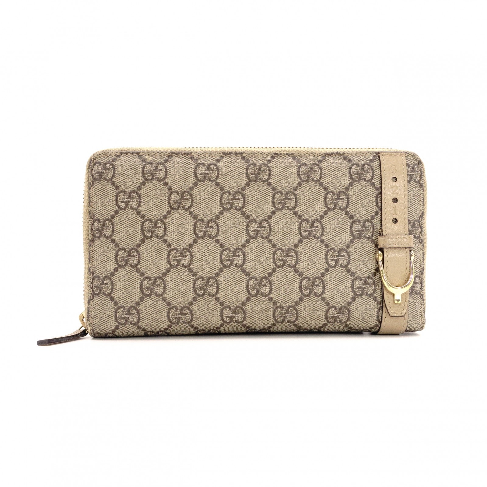 C (やや傷や汚れあり)】GUCCI グッチ GGスプリーム 長財布 PVC レザー