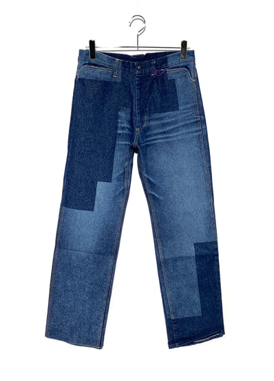 Needles Straight Jean -14oz Denim/Glitch Stitch Indigo