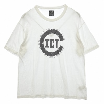 VISVIM ビズビム 2024 0224905010009 Indigo Camping Trailer JUMBO TEE S/S ICT プリント Tシャツ ホワイト系 4【中古】