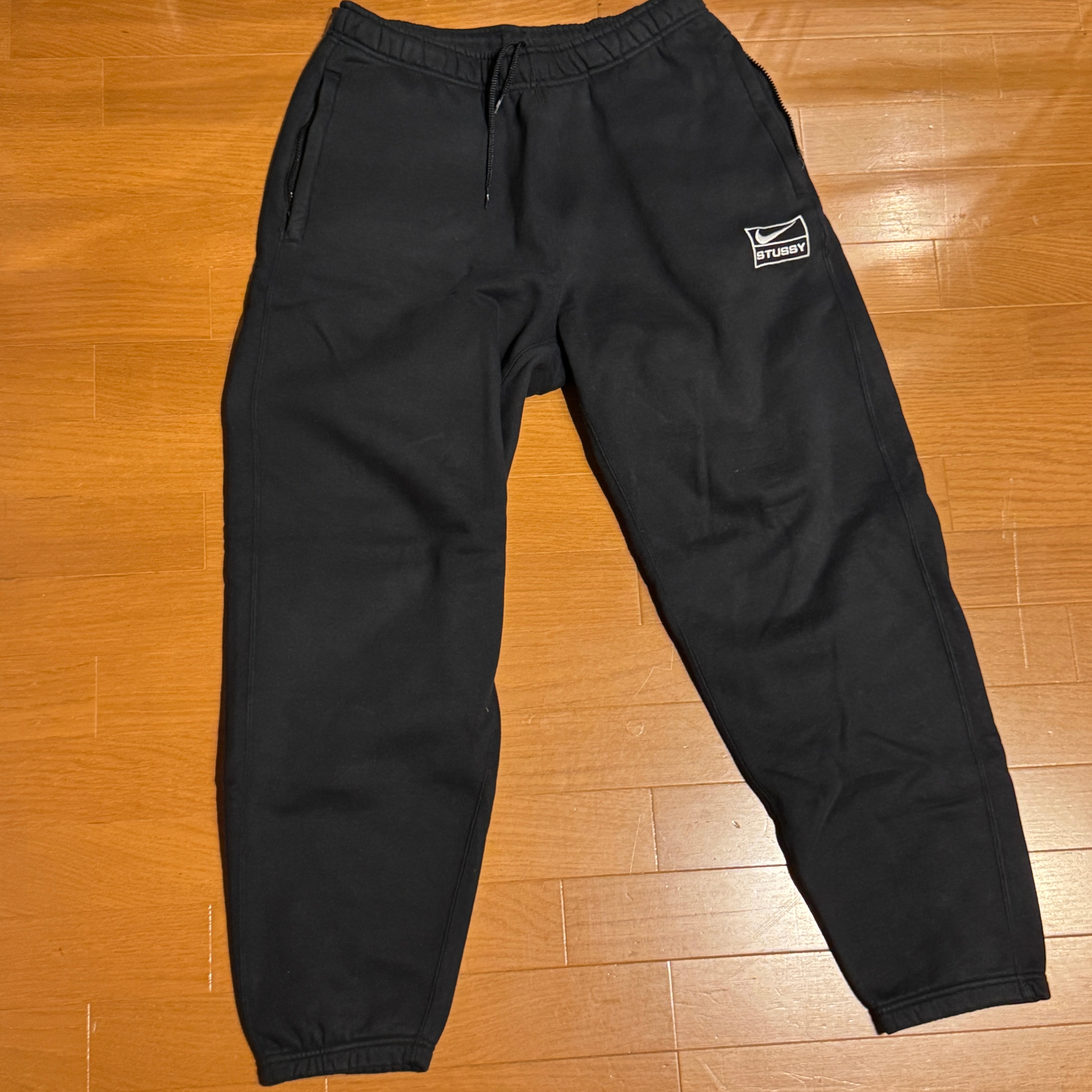 Stussy × Nike NRG Washed Fleece Pant (US Size) "Black" DN4030-010