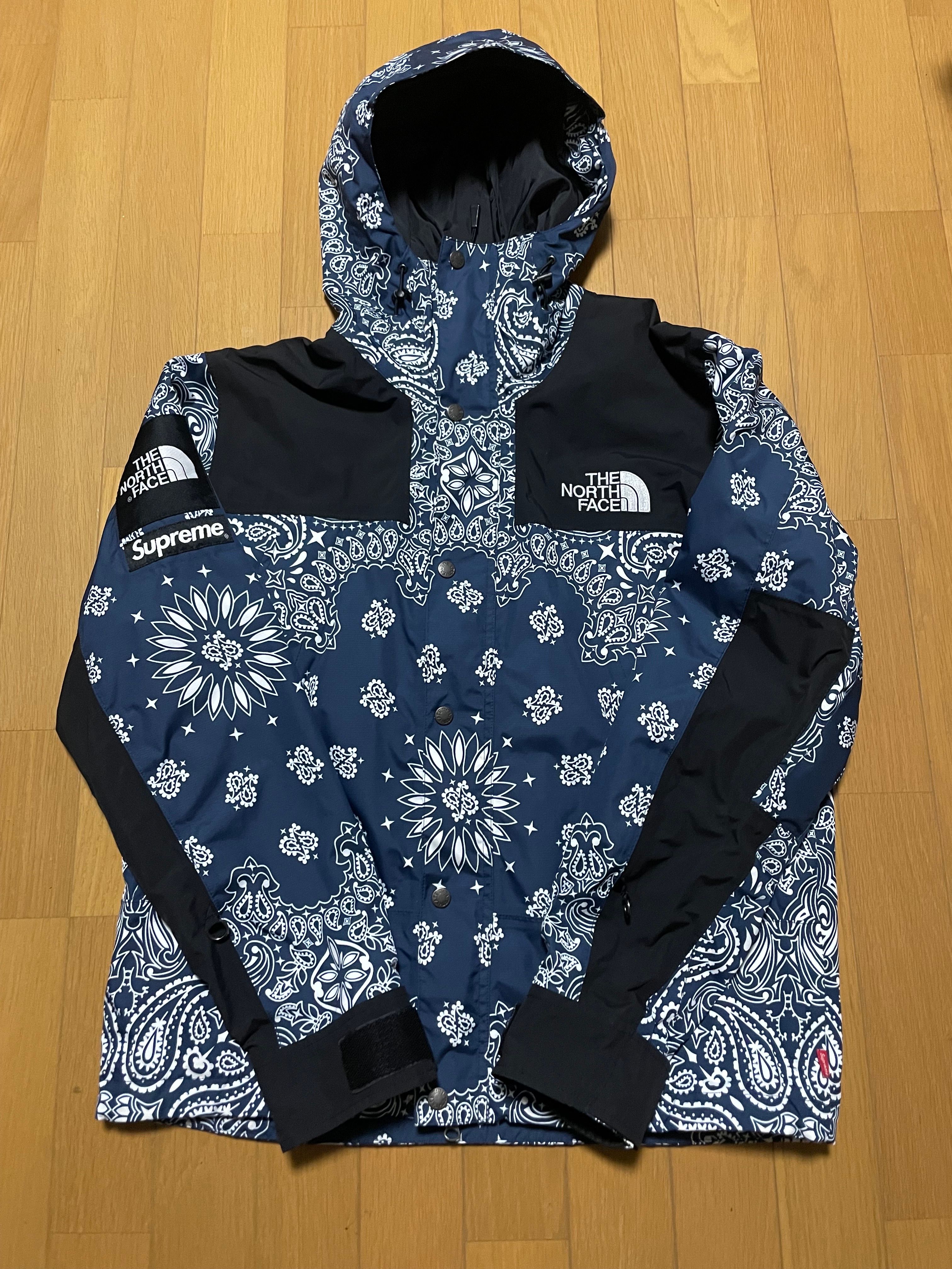 Supreme The North Face Bandana Mountain Parka "Navy"