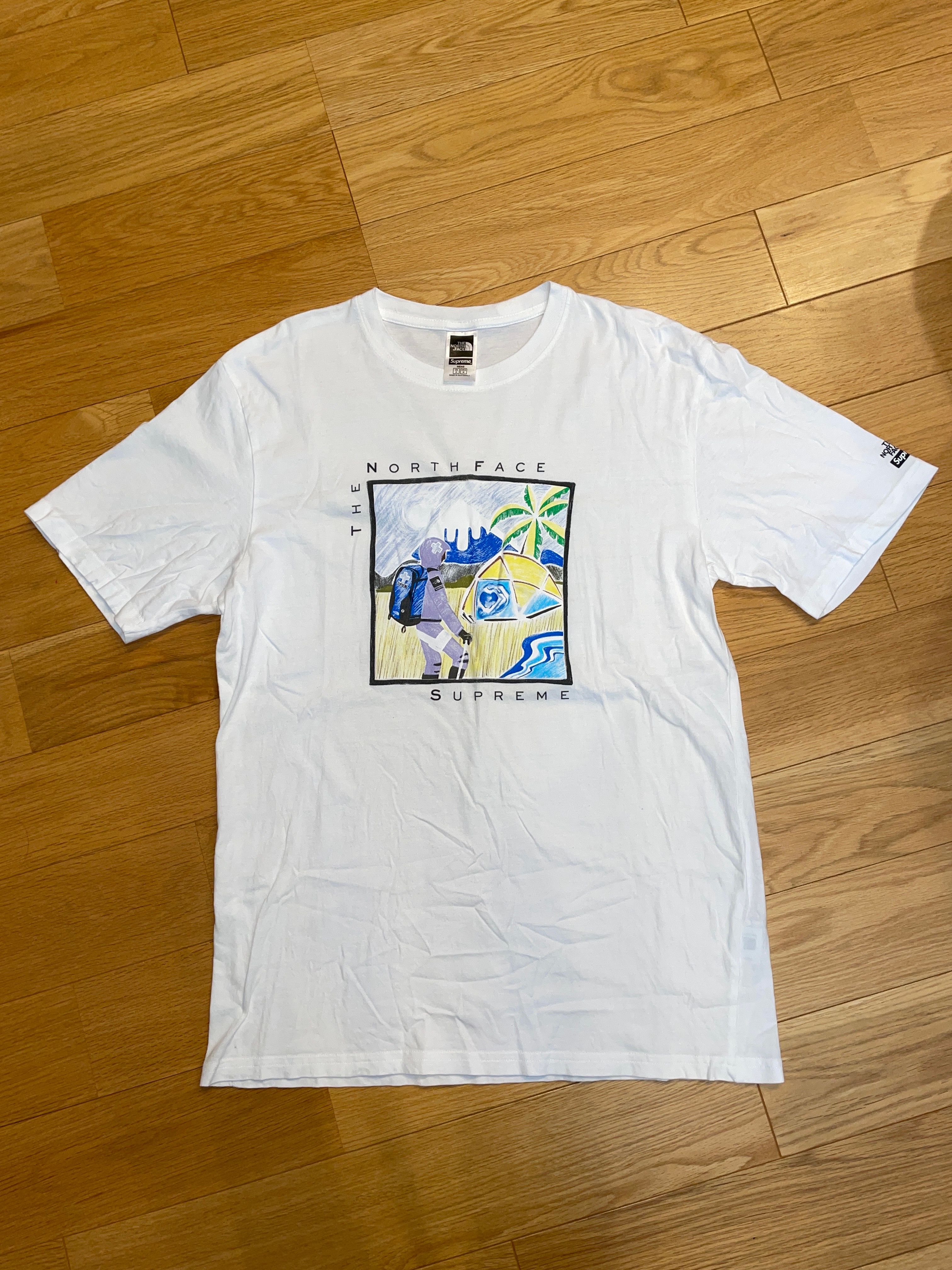 Supreme x The North Face Sketch S/S Top "White"
