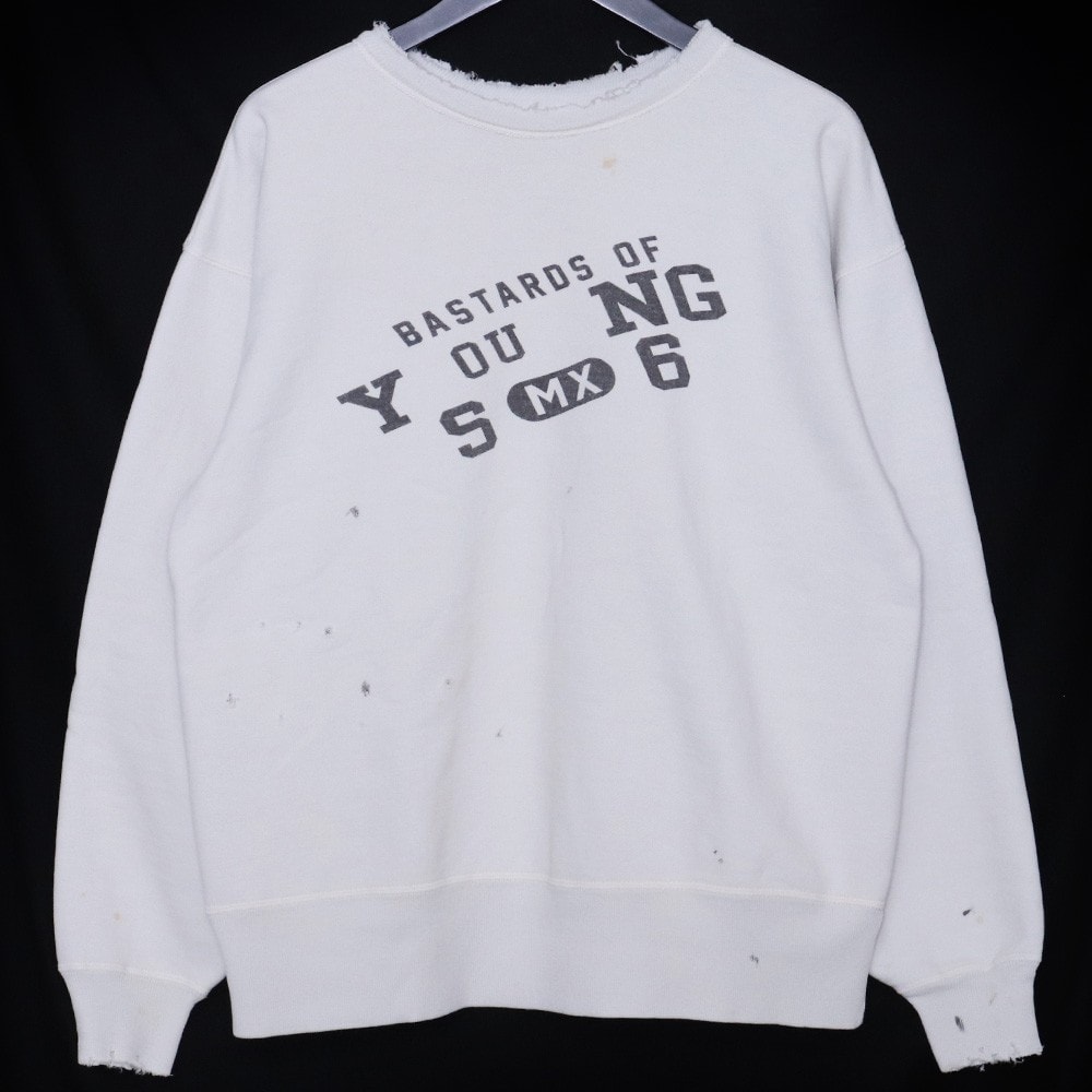 SAINT Mxxxxxx x BerBerJin Crew Neck Sweat Young "White" SM-HR8-0000-C38