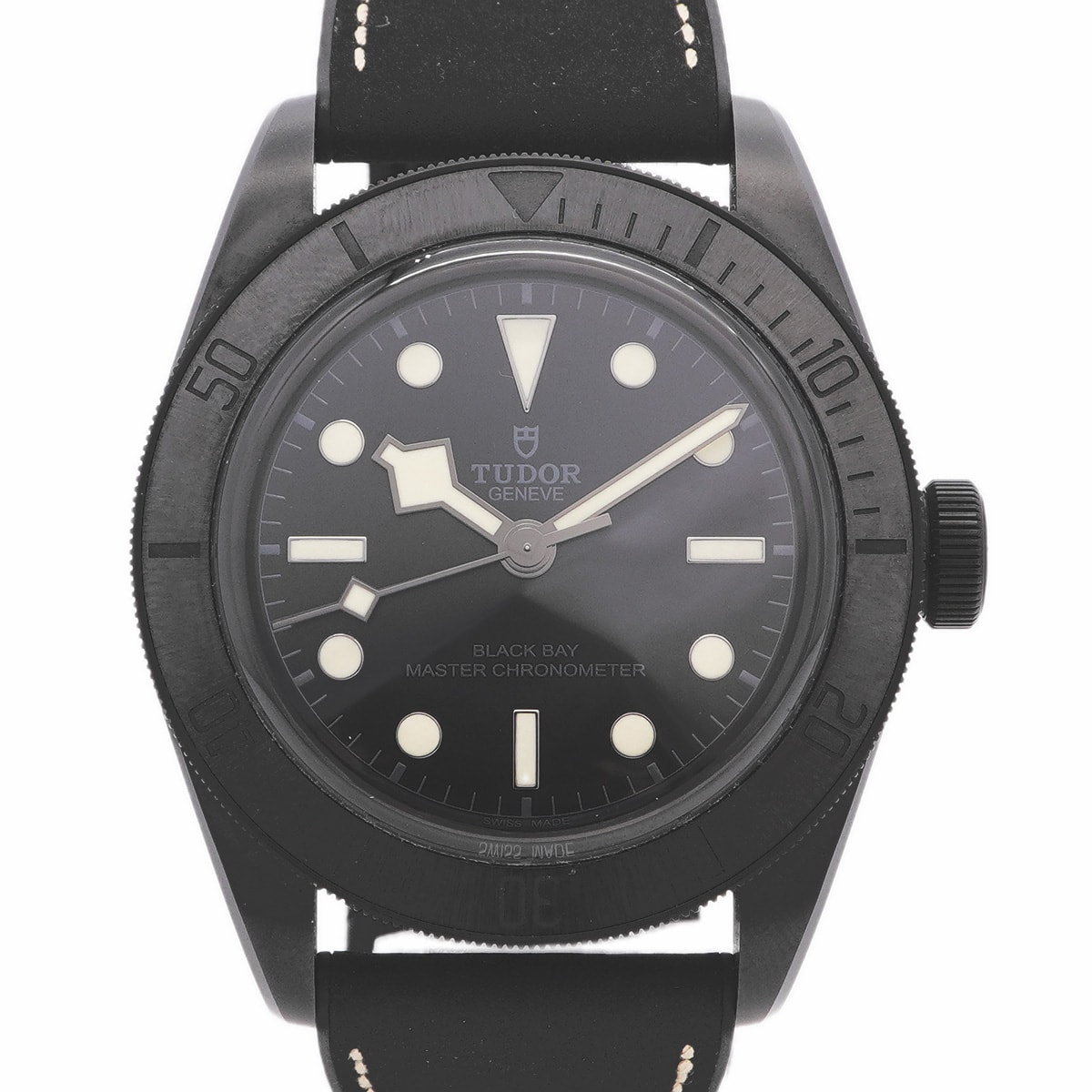★SALE【6wdc0252】チュードル ブラックベイ 79210CNU 黒文字盤【中古】腕時計 メンズ
