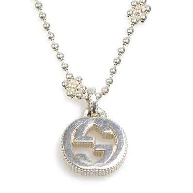 グッチ GUCCI ネックレス インターロッキングG シルバー925 シルバー レディース【中古】 e61170a