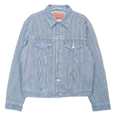 LEVI'S x NIGO 557XX Hickory Stripe Trucker Jacket "Indigo"