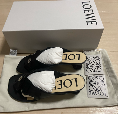 LOEWE ロエベ Toy Panta Toe Post Heel Sandal