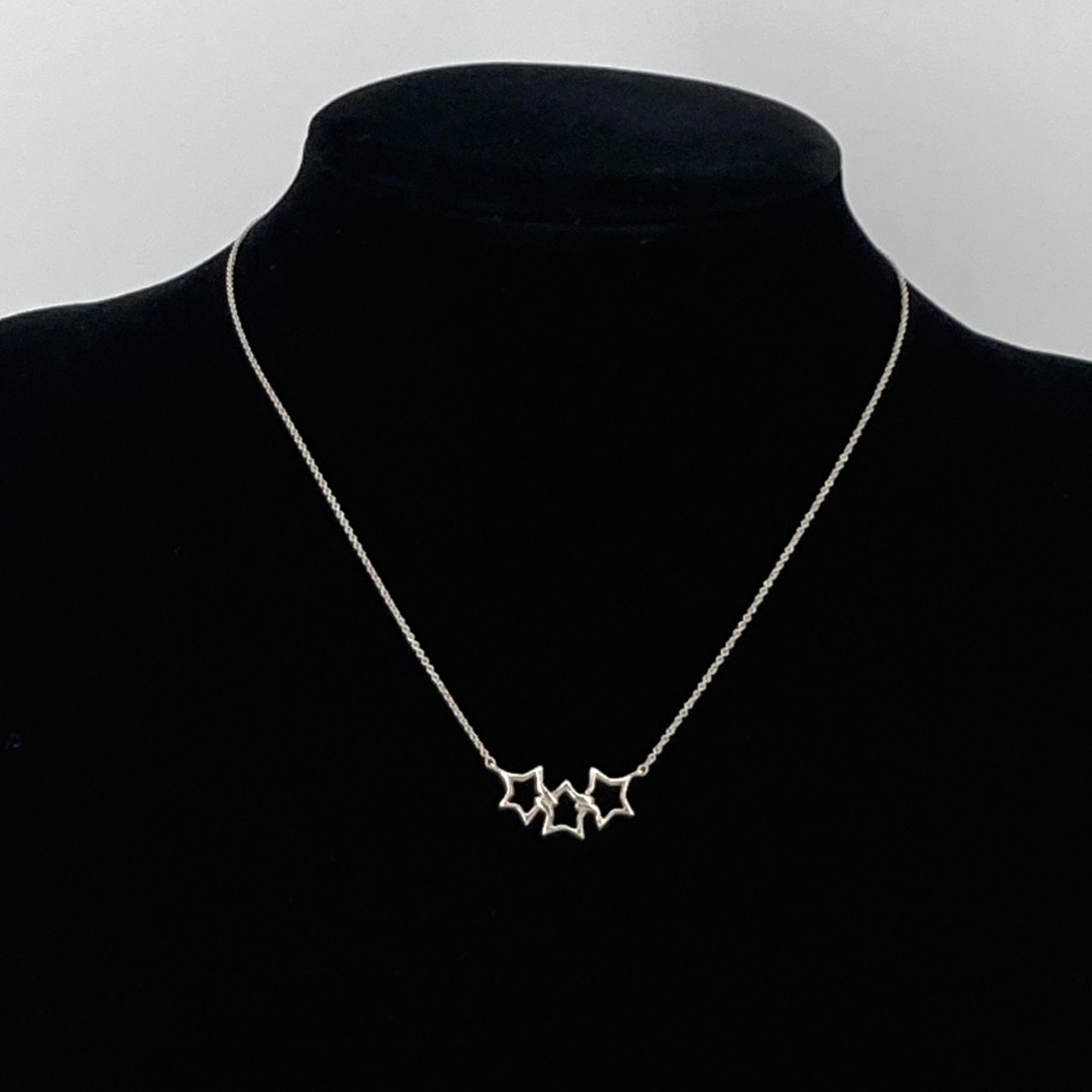 TIFFANY&Co.(ティファニー) トリプルスター Ag925 ネックレス 2.38g シルバー