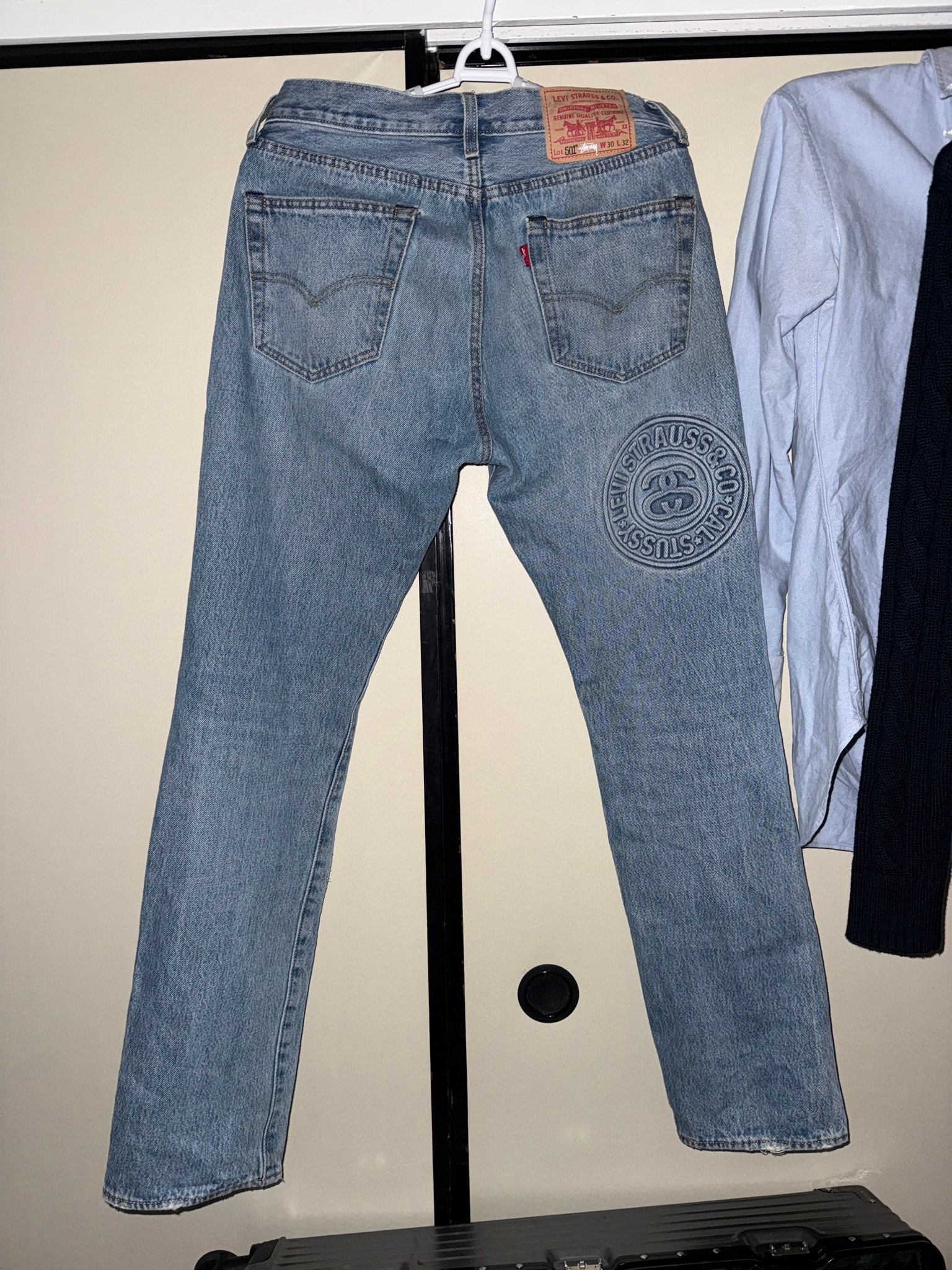 Stussy × Levi's Embossed 501 "Denim" A52180000
