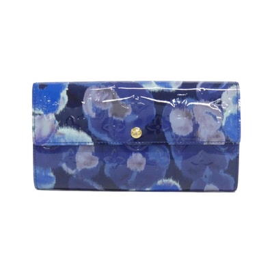 ルイヴィトン モノグラム ヴェルニ フラワー イカット ポルトフォイユ サラ M90021 財布