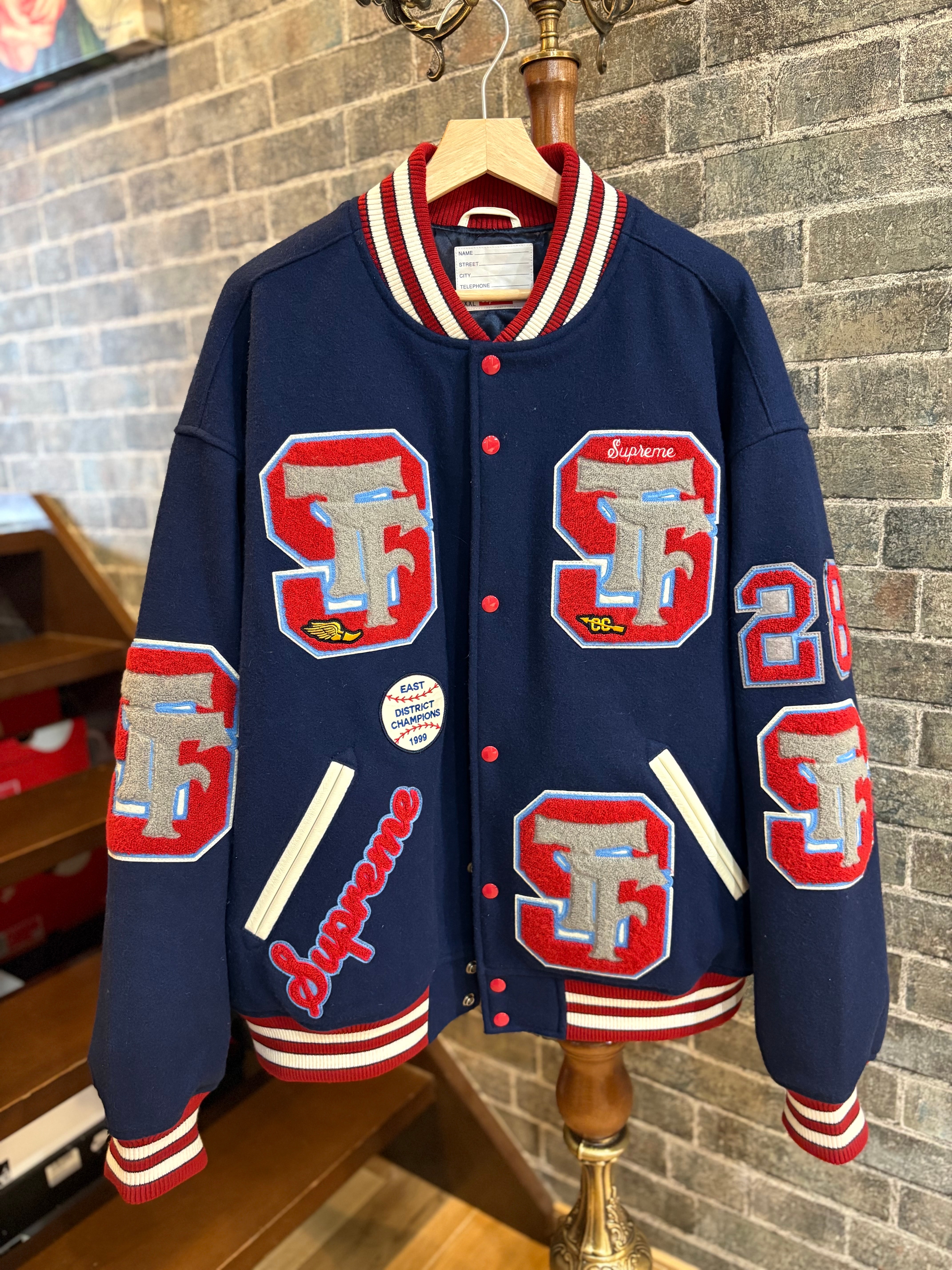 Supreme Drill Team Varsity Jacket "Navy"