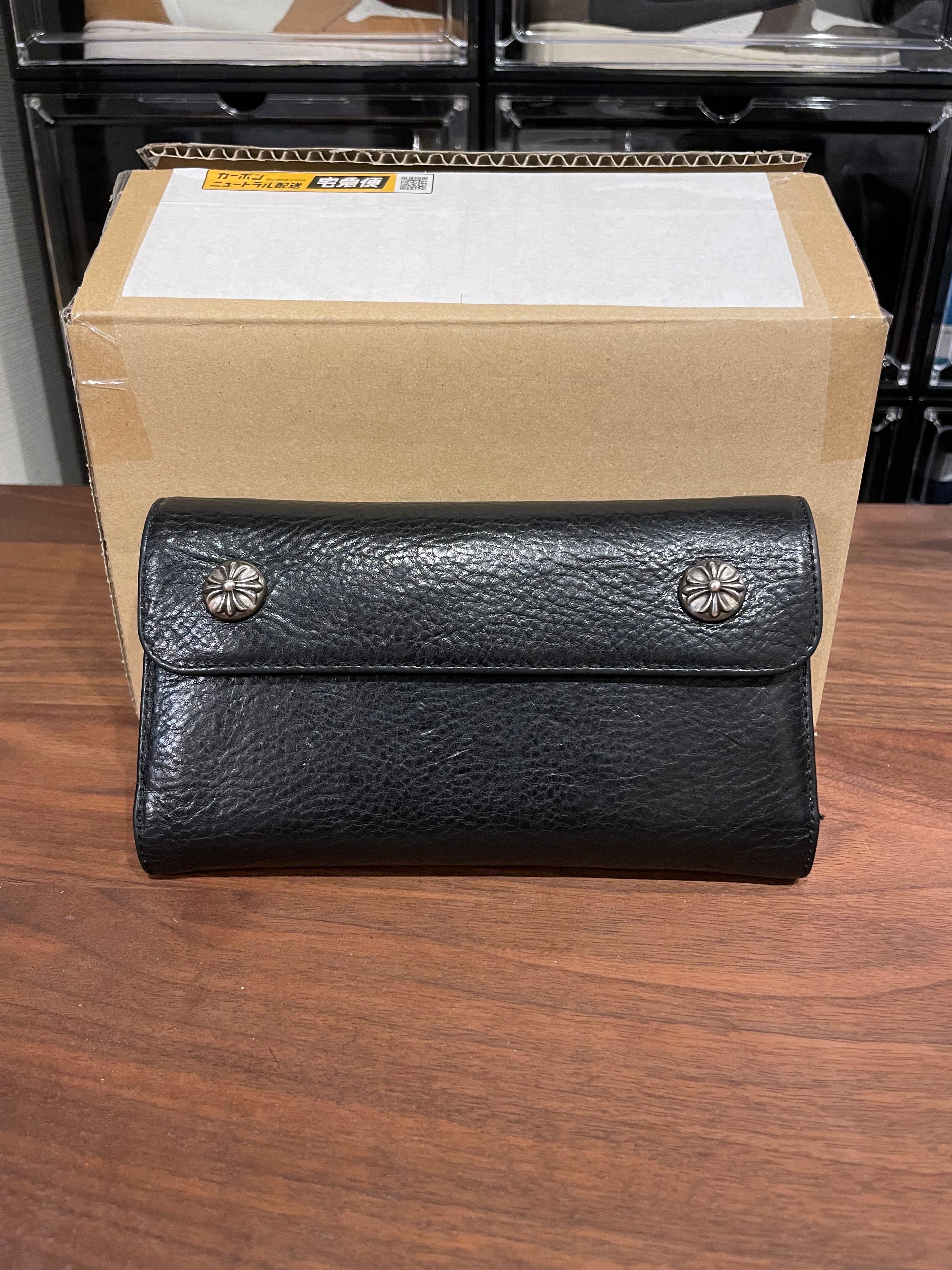 Chrome Hearts Wave Wallet Leather "Black"