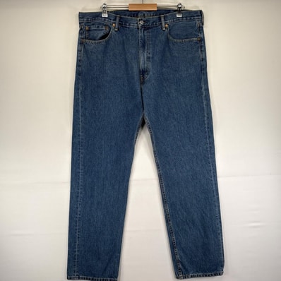 古着 リーバイス Levi's デニム パンツ デニムパンツ ジーパン 505 ストレート 大きいサイズ W42×L34 ブルー系 メンズ