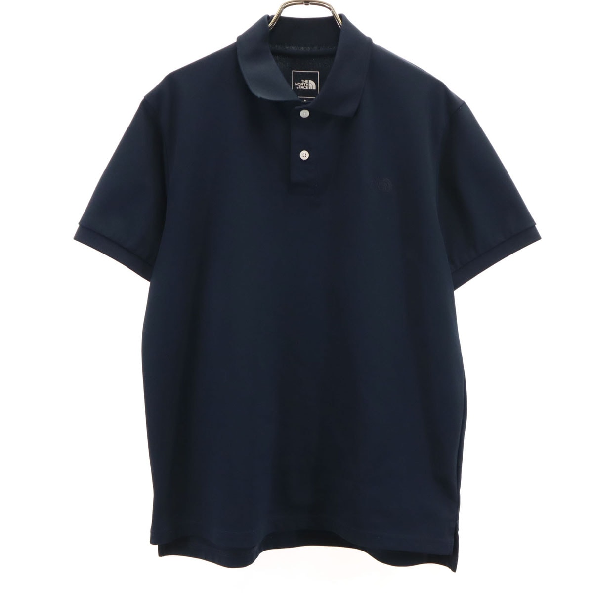 THE NORTH FACE ノースフェイス 半袖 ポロシャツ M ネイビー 鹿の子地 NT22231 アウトドア