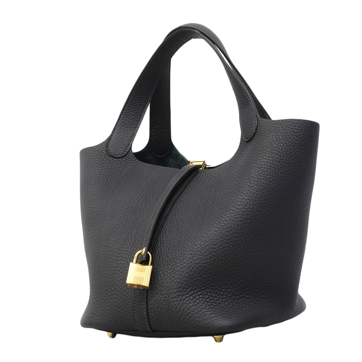 【6fb2949】エルメス ハンドバッグ ピコタンロックMM トリヨンクレマンス キャバン ゴールド金具 K刻印【中古】レディース
