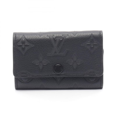 ルイ・ヴィトン LOUIS VUITTON ミュルティクレ6 キーケース アクセサリー レザー モノグラム・シャドウ ノワール メンズ ブラック系 M14825 【中古】