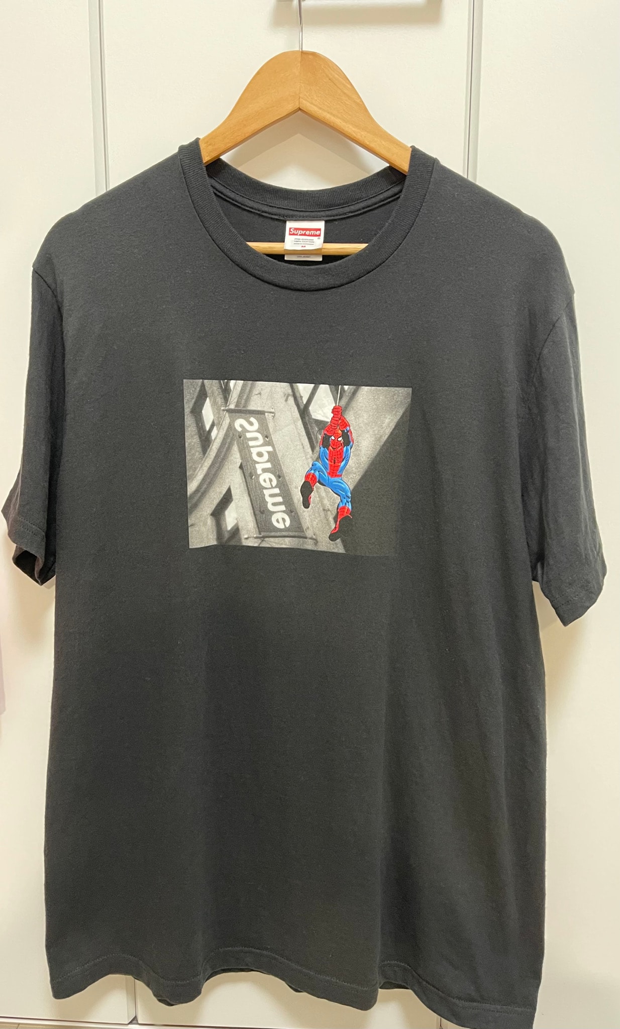 Supreme x Spider-Man Tee "Black"