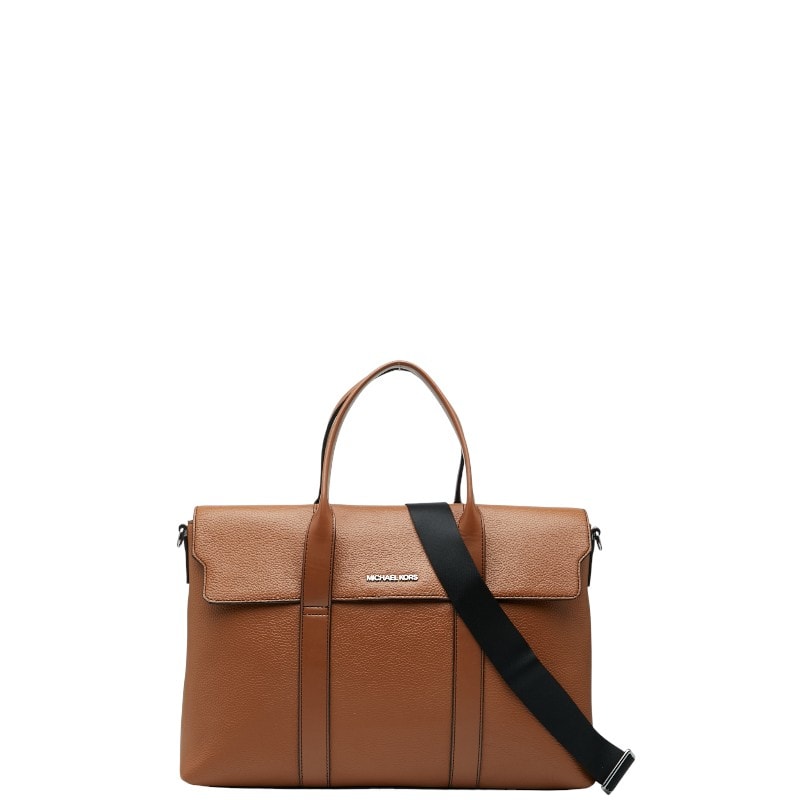 マイケルコース ビジネスバッグ ショルダーバッグ 2WAY ブラウン レザー メンズ Michael Kors 中古