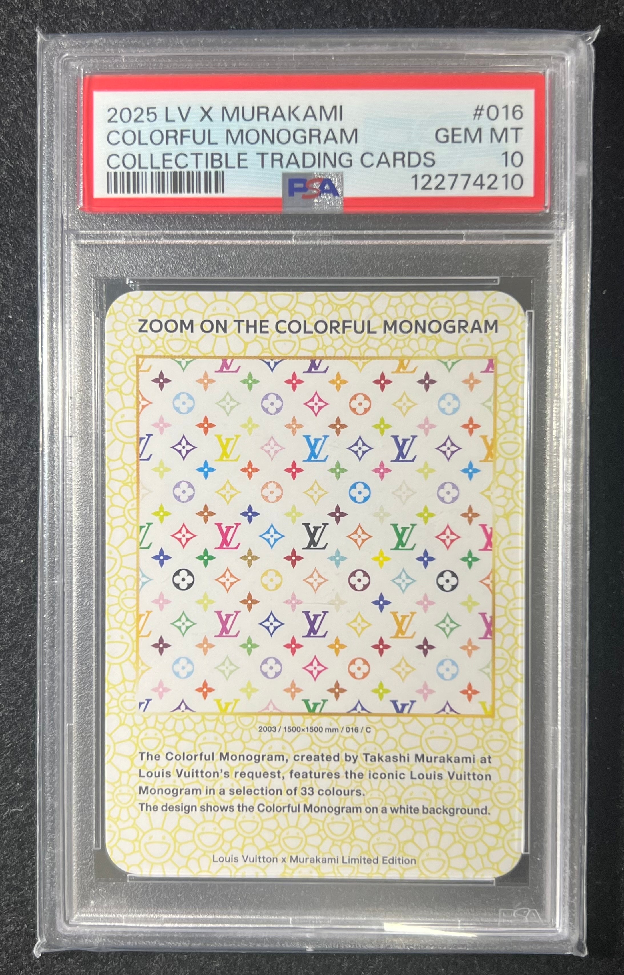 ズームオン ザ カラフルモノグラム C [2003 / 016](ルイヴィトン x 村上隆 トレーディングカード)