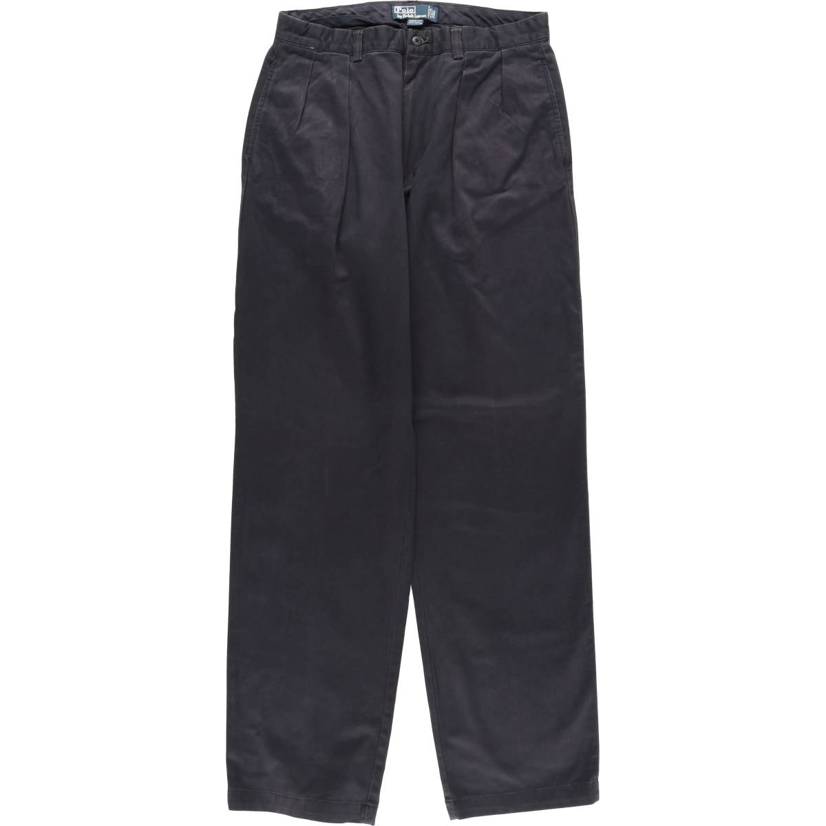 古着 ラルフローレン Ralph Lauren POLO by Ralph Lauren ANDREW PANT ツータック チノパンツ メンズw32相当/eaa477342