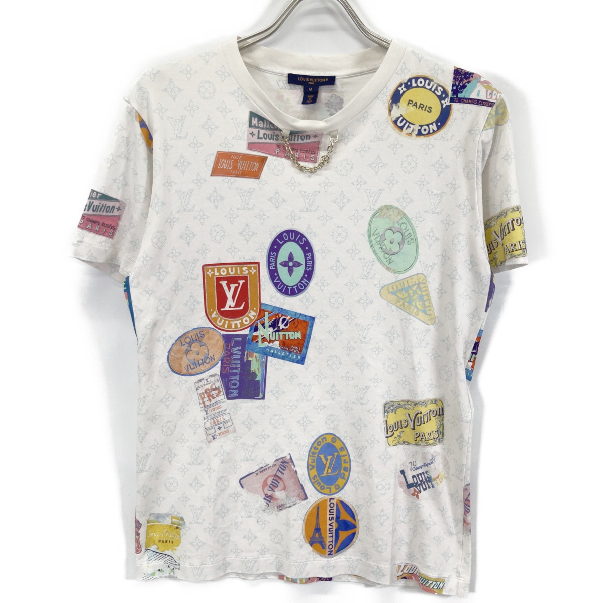 ルイヴィトン 25SS1AHITP  ﾏﾋﾅﾊﾟｯﾁﾌﾟﾘﾝﾄ Tｼｬﾂ M