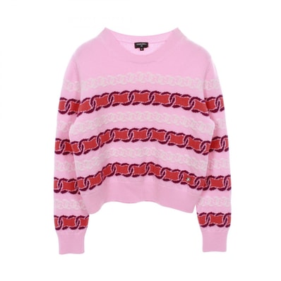 シャネル CHANEL ココマーク ニット 衣料品 トップス カシミヤ ウール レディース ピンク系 / レッド系 / パープル系 P75775K10913 【中古】