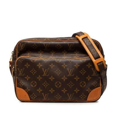 ルイ ヴィトン モノグラム ナイル 斜め掛け ショルダーバッグ M45244 ブラウン PVC レザー レディース LOUIS VUITTON 【中古】