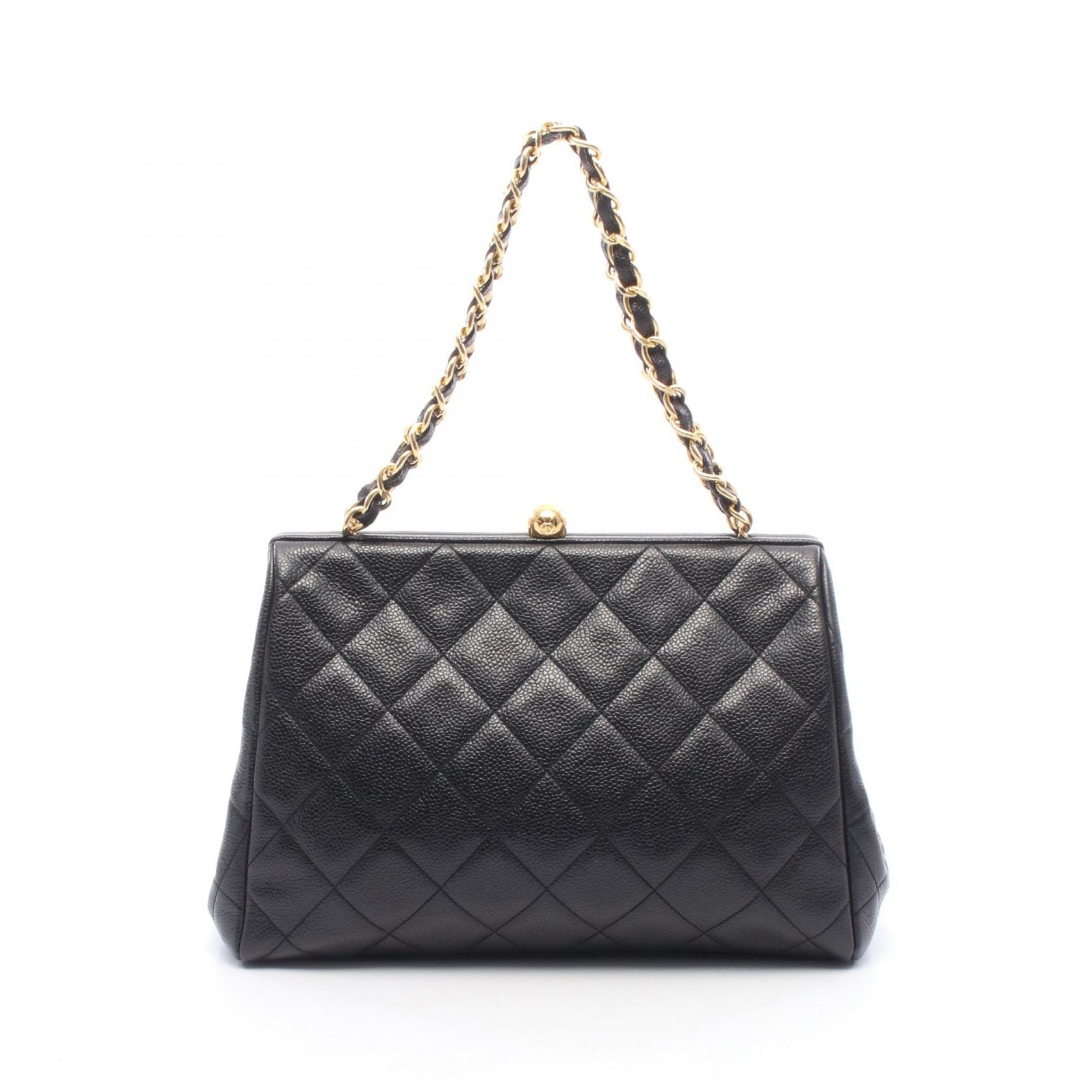 シャネル CHANEL マトラッセ ハンドバッグ バッグ キャビアスキン(グレインドカーフ) レディース ブラック系 【中古】