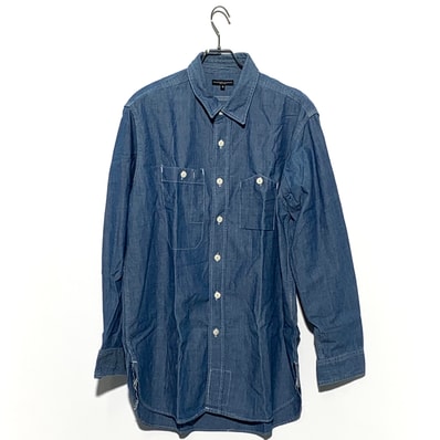 ENGINEERED GARMENTS Work Shirt Cotton Chambray Indigo