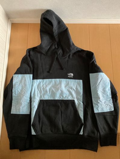 Supreme x The North Face Bandana Hooded Sweatshirt "Black"