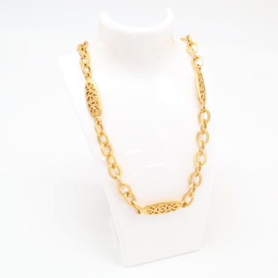 美品 CHANEL シャネル ココマーク ロングチェーン ネックレス GP - ネックレス ゴールド GP レディース