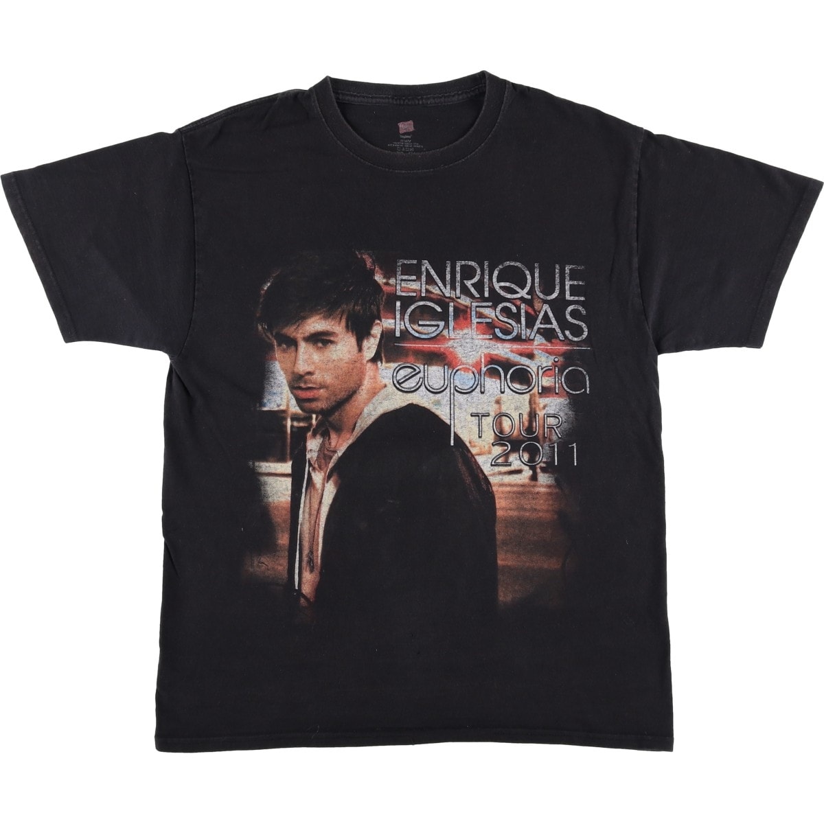 古着 ヘインズ Hanes ENRIQUE IGLESIAS エンリケイグレシアス バンドTシャツ バンT メンズM相当/eaa495768