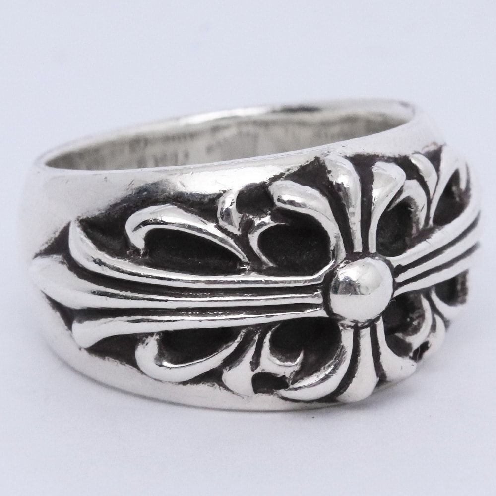 Chrome Hearts Floral Cross Ring "Silver"