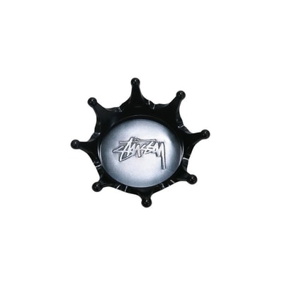 新品同様 STUSSY ステューシー CROWN ASHTRAY クラウン アッシュトレイ ブラック