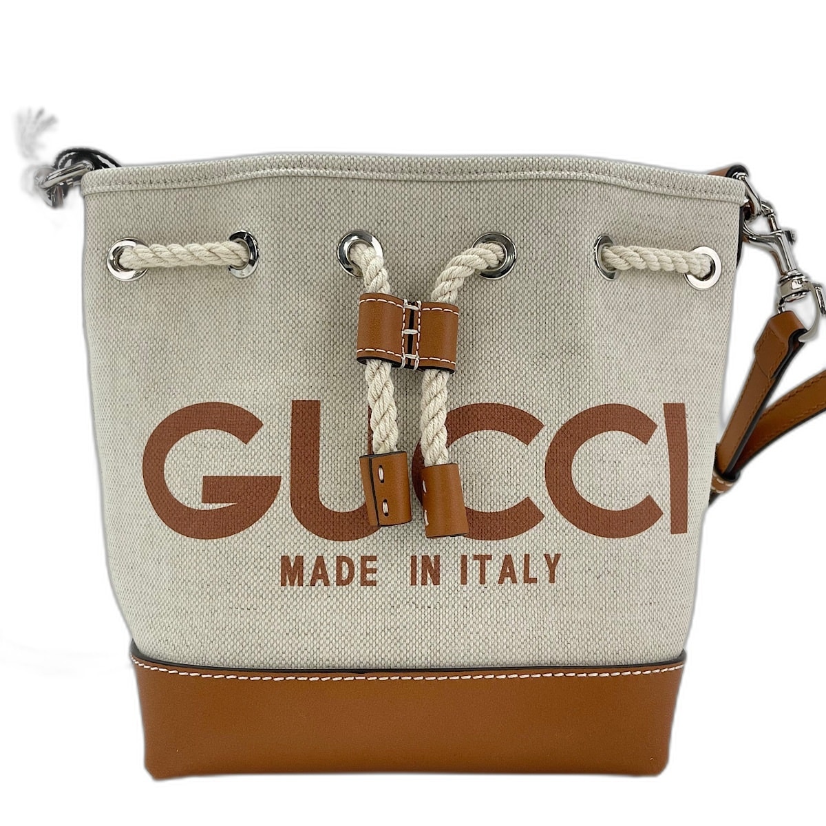 グッチ GUCCI リドコレクション ロゴプリント ショルダーバッグ キャンバス【中古】