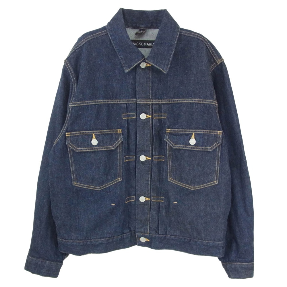WACKO MARIA ワコマリア 26SS 26SS-WMO-BL07 TRUCKER JACKET INDIGO デニム トラッカー ジャケット インディゴブルー系 M【中古】