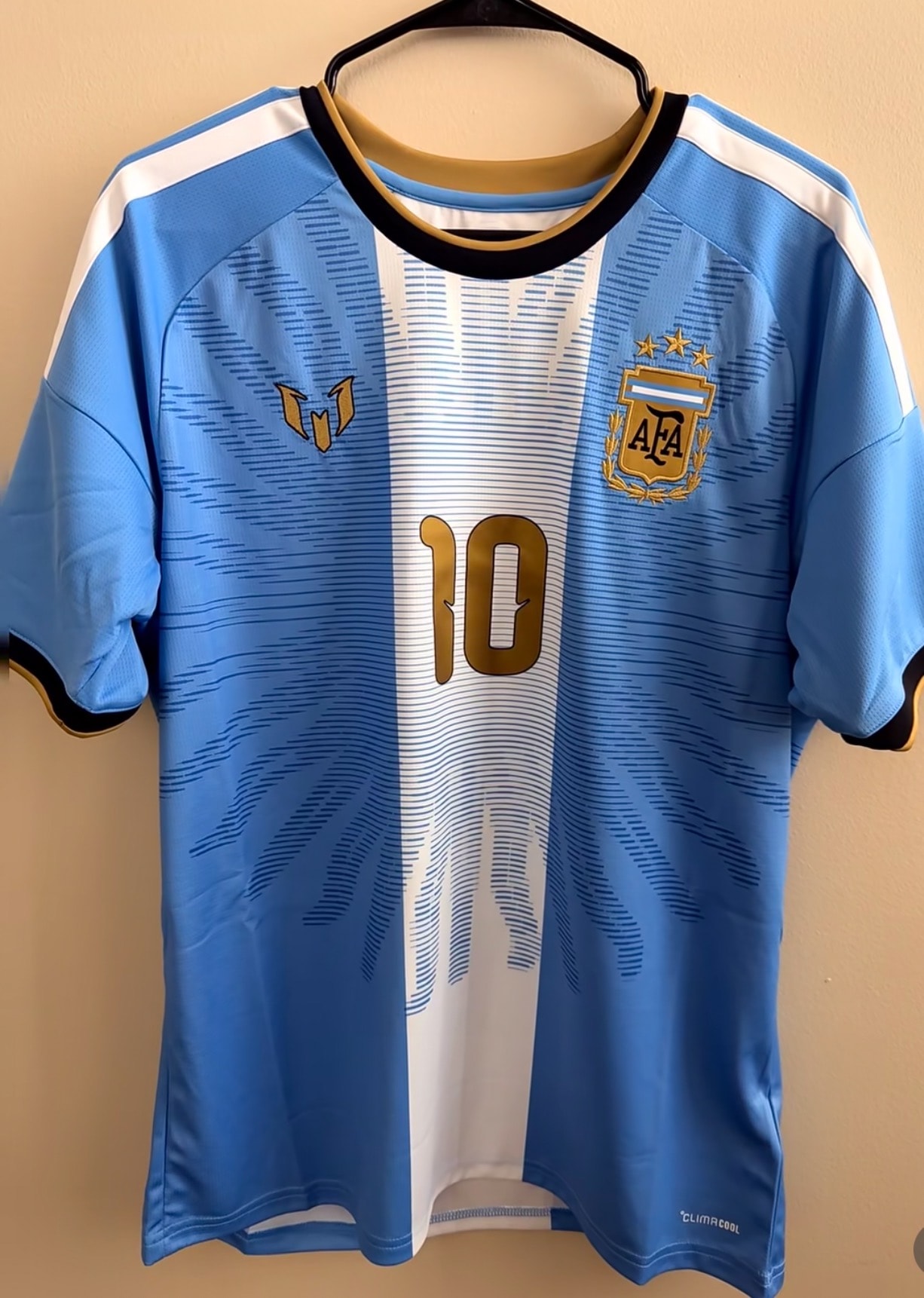 adidas Argentina Messi 26 Jersey #10 "Light Blue"