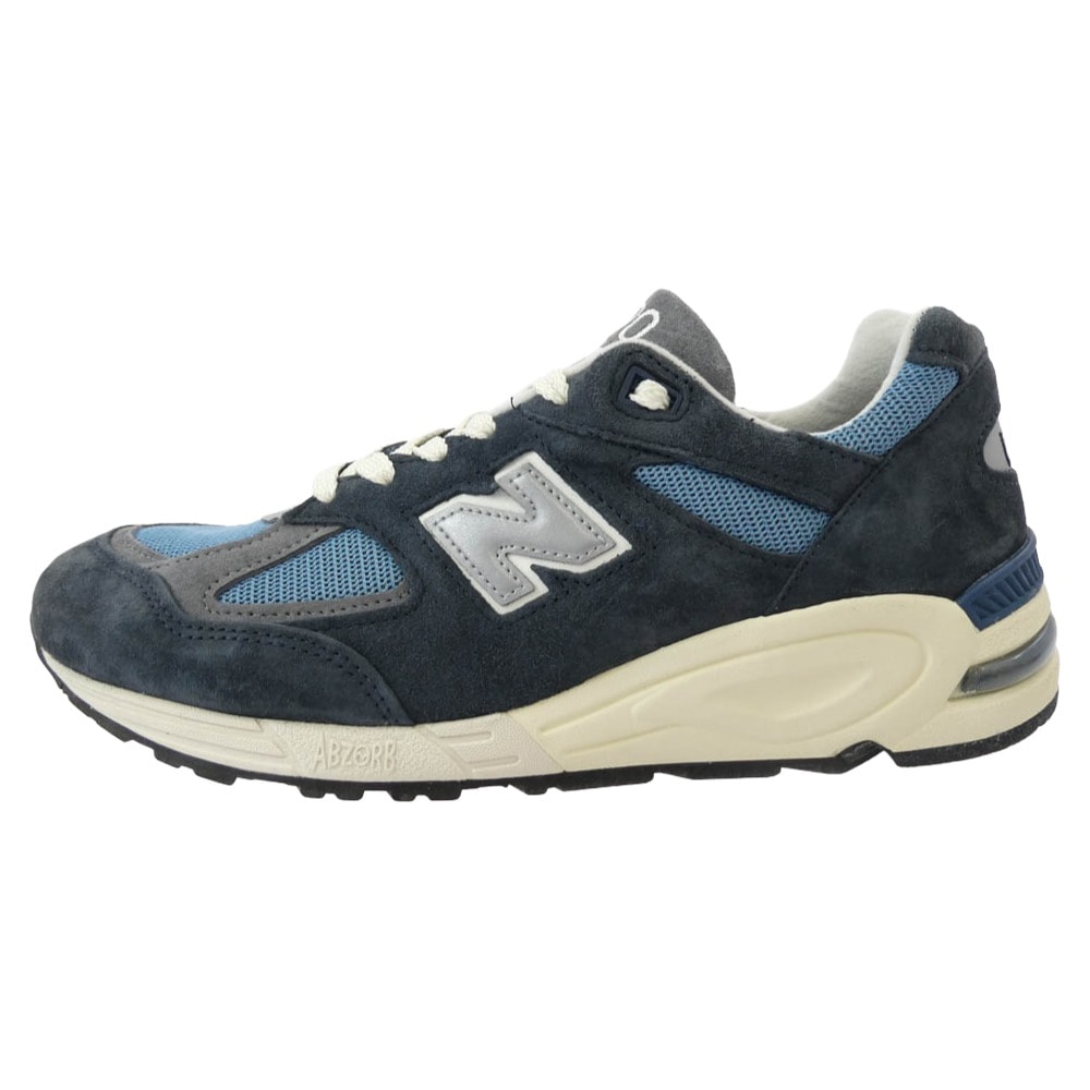 NEW BALANCE ニューバランス スニーカー M990TB2 M990TB2 USA製 Castlerock GREY NAVY ローカット スニーカー 27cm【中古】