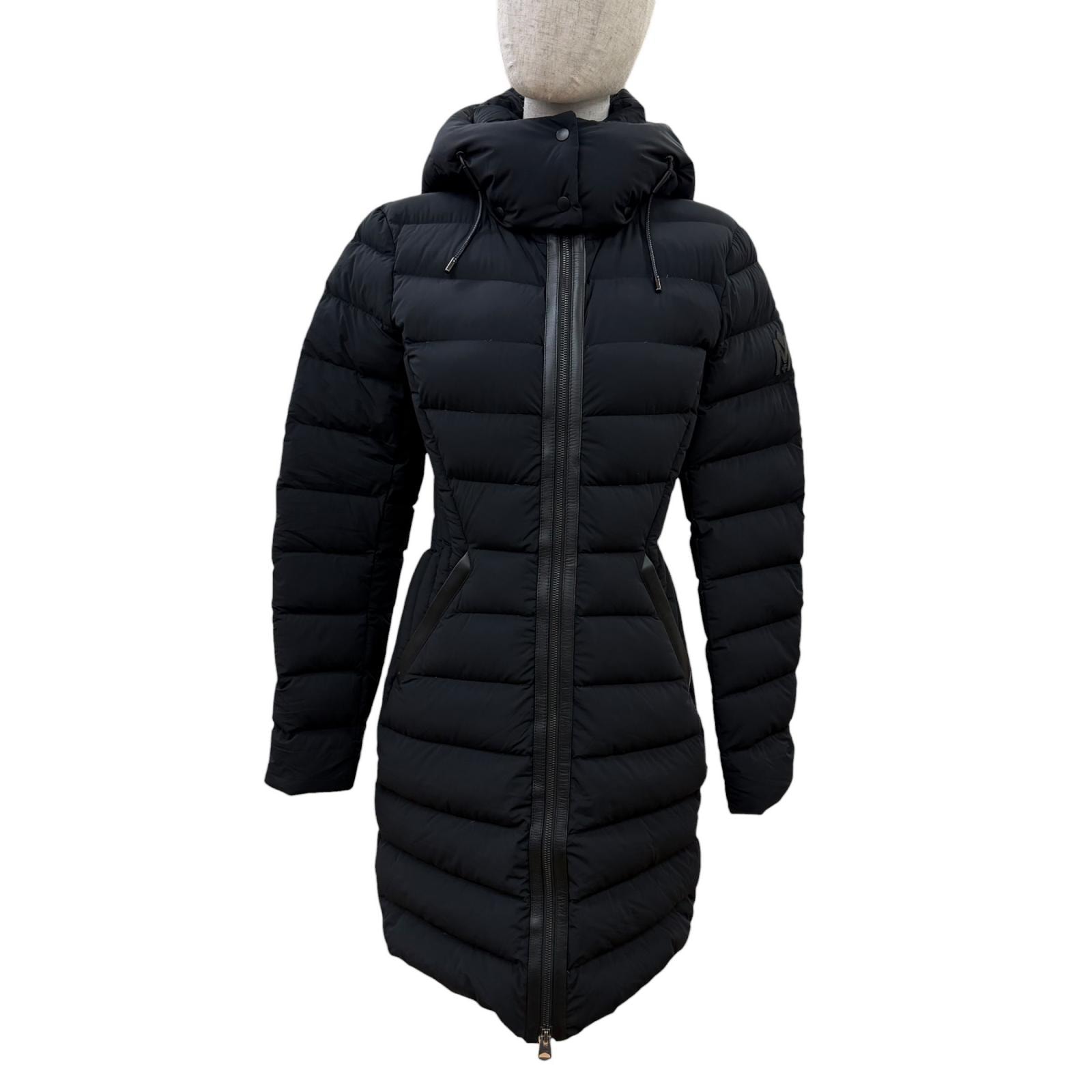 美品 マッカージュ ダウンコート FARREN ブラック XS
