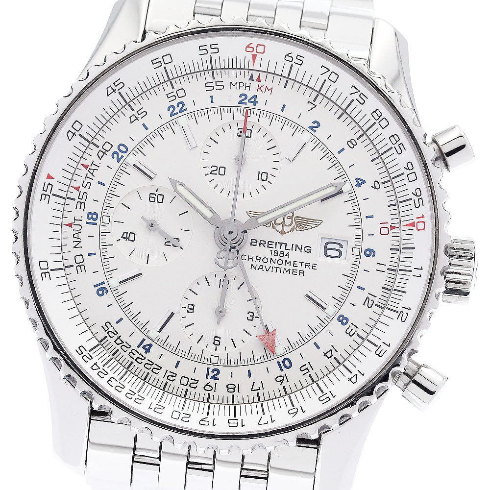 ブライトリング ナビタイマー ワールド A24322 メンズ 【中古】
