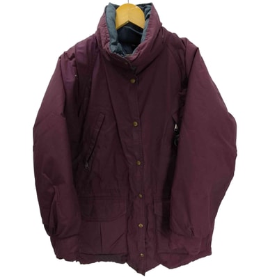 90S カナダ製 MAINE WARDEN'S メインワーデンズ GORE-TEX 八の字ジップ ポケット ダブルジップ スタンドネック ダウン ジャケット【1140631821236】