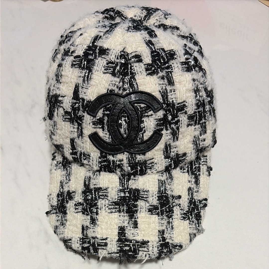 CHANEL ココマーク ツイード キャップ