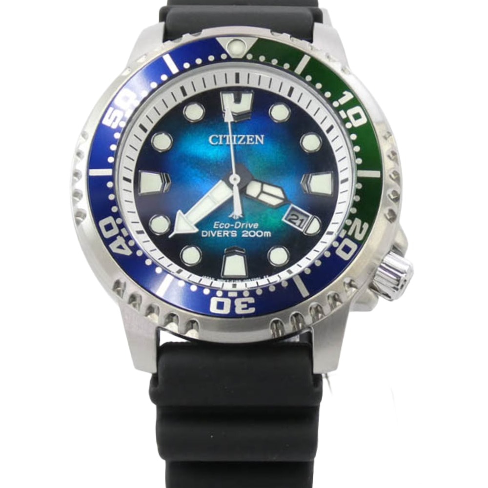 CITIZEN シチズン 時計 BN0166-01L PROMASTER UNIT with BLUE プロマスター エコ・ドライブ 時計 ブルー系 グリーン系【新古品】【未使用】【中古】