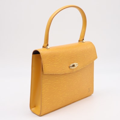 LOUIS VUITTON ルイ・ヴィトン エピ マルゼルブ タッシリイエロー M52379 ハンドバッグ イエロー コーティングキャンバス レザー レディース