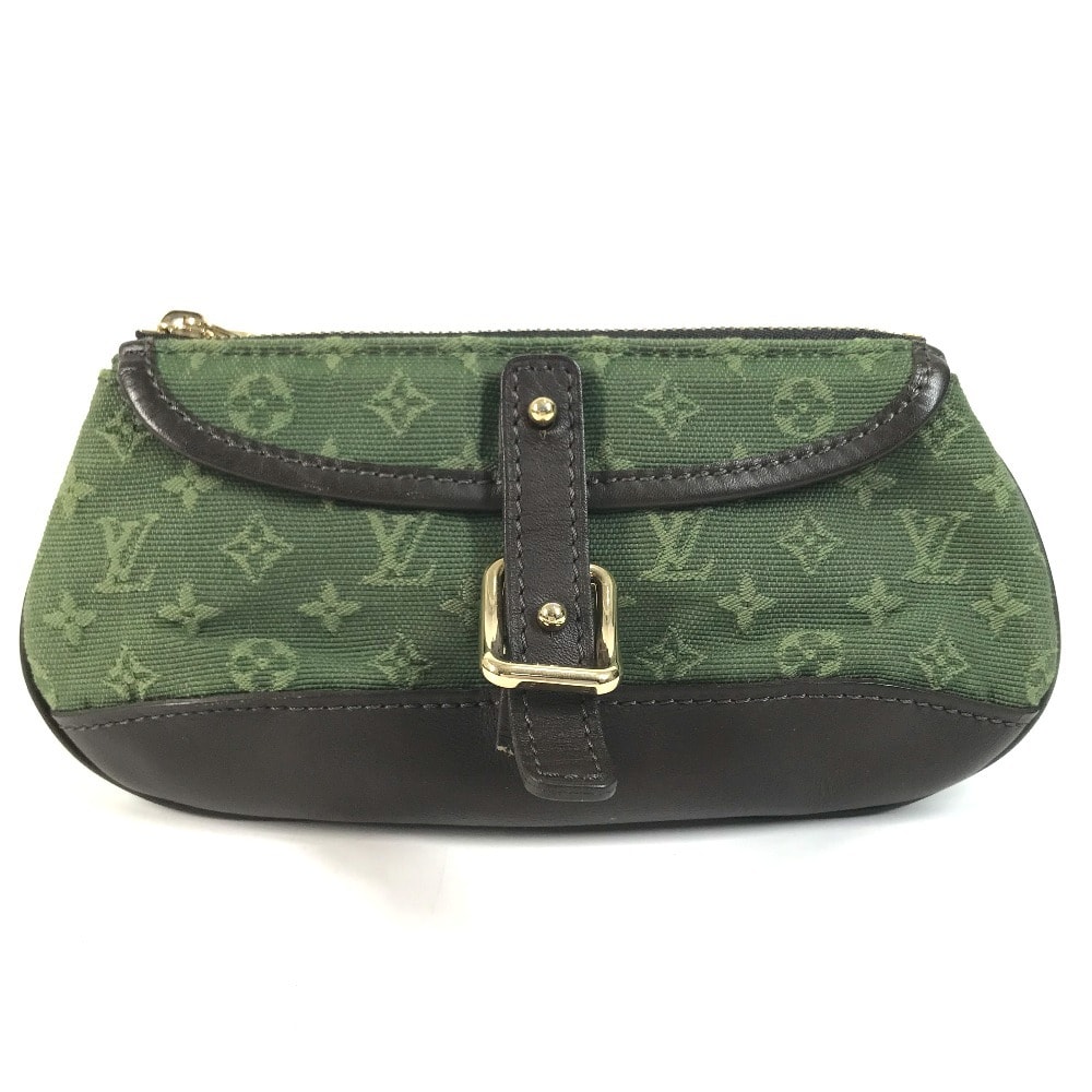 ルイヴィトン LOUIS VUITTON アンソフィ M92698 モノグラムミニ マルチポーチ 小銭入れ コインケース 財布 ポーチ モノグラムミニキャンバス カーキ